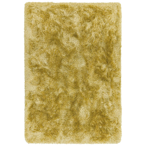 Atmacha Home & Living Rug 200X300 Plush Yellow - Yellow/Gold - Shaggy Rug