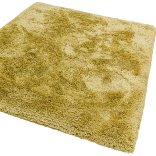 Atmacha Home & Living Rug 200X300 Plush Yellow - Yellow/Gold - Shaggy Rug