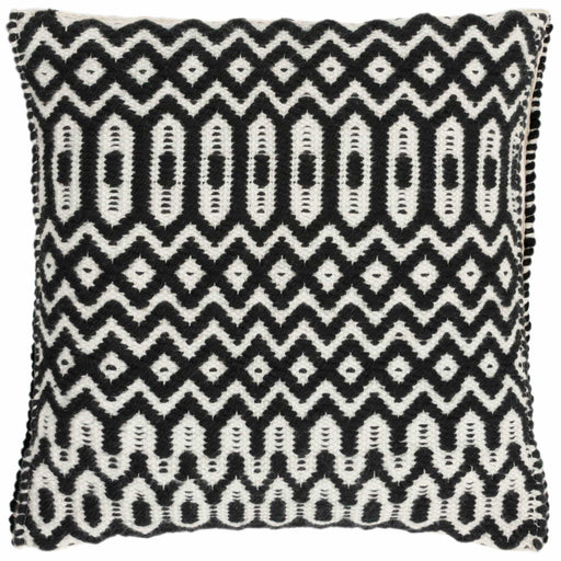Atmacha Home & Living Rug 45X45 Halsey Cushion Black - Flatweave Rug