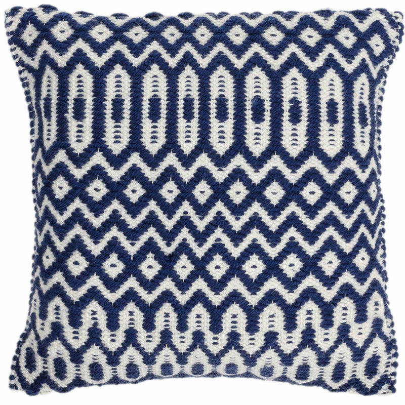 Atmacha Home & Living Rug 45X45 Halsey Cushion Blue - Flatweave Rug
