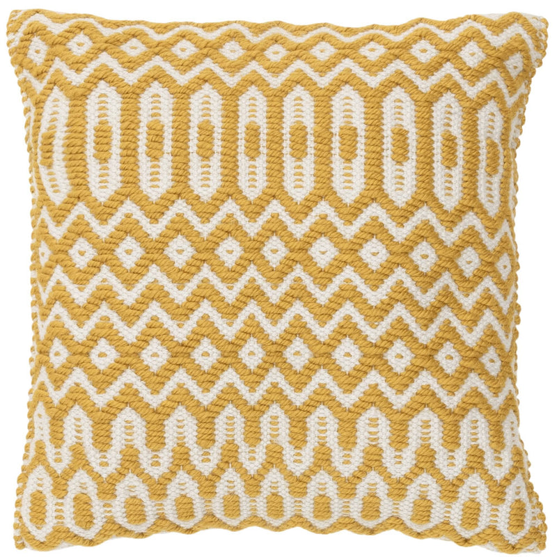 Atmacha Home & Living Rug 45X45 Halsey Cushion Mustard - Yellow/Gold - Flatweave Rug