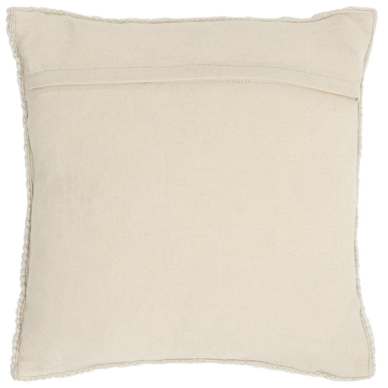 Atmacha Home & Living Rug 45X45 Halsey Cushion Natural - Cream/White - Flatweave Rug