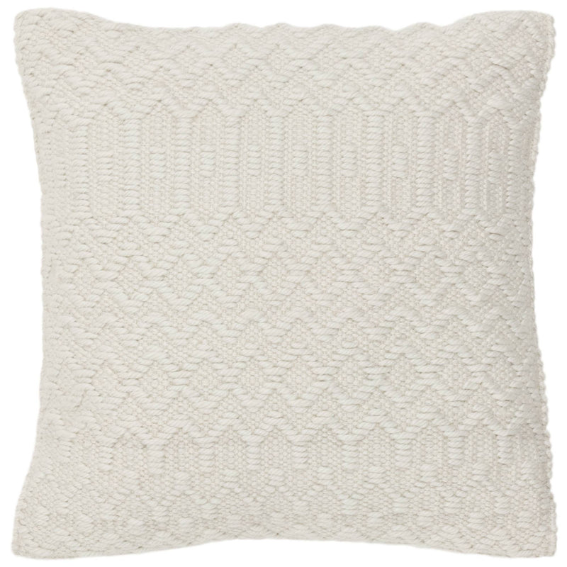 Atmacha Home & Living Rug 45X45 Halsey Cushion Natural - Cream/White - Flatweave Rug