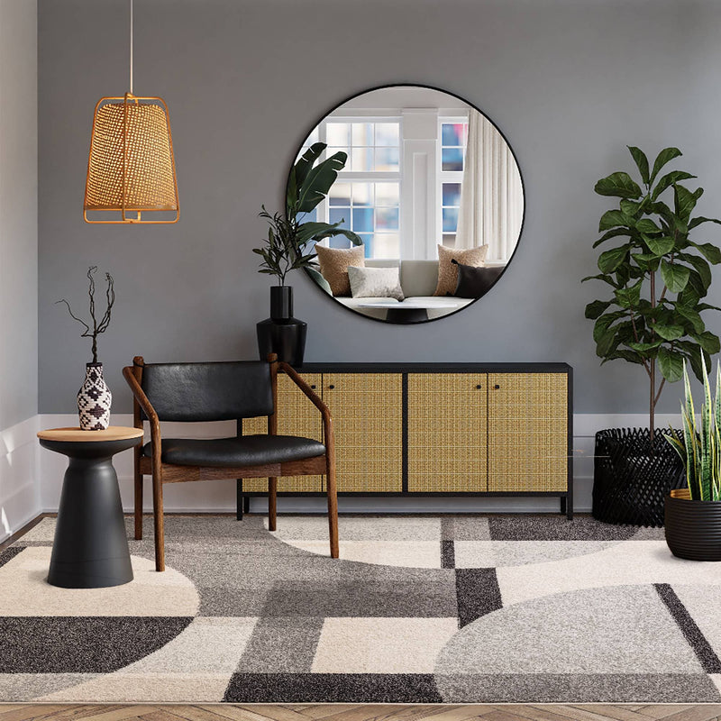 Atmacha Home & Living Rug 80X150 Muse Grey Art Deco MU20 - Monochrome - Modern Rug
