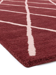 Atmacha Home & Living Rug Albany Diamond Berry Modern Rug