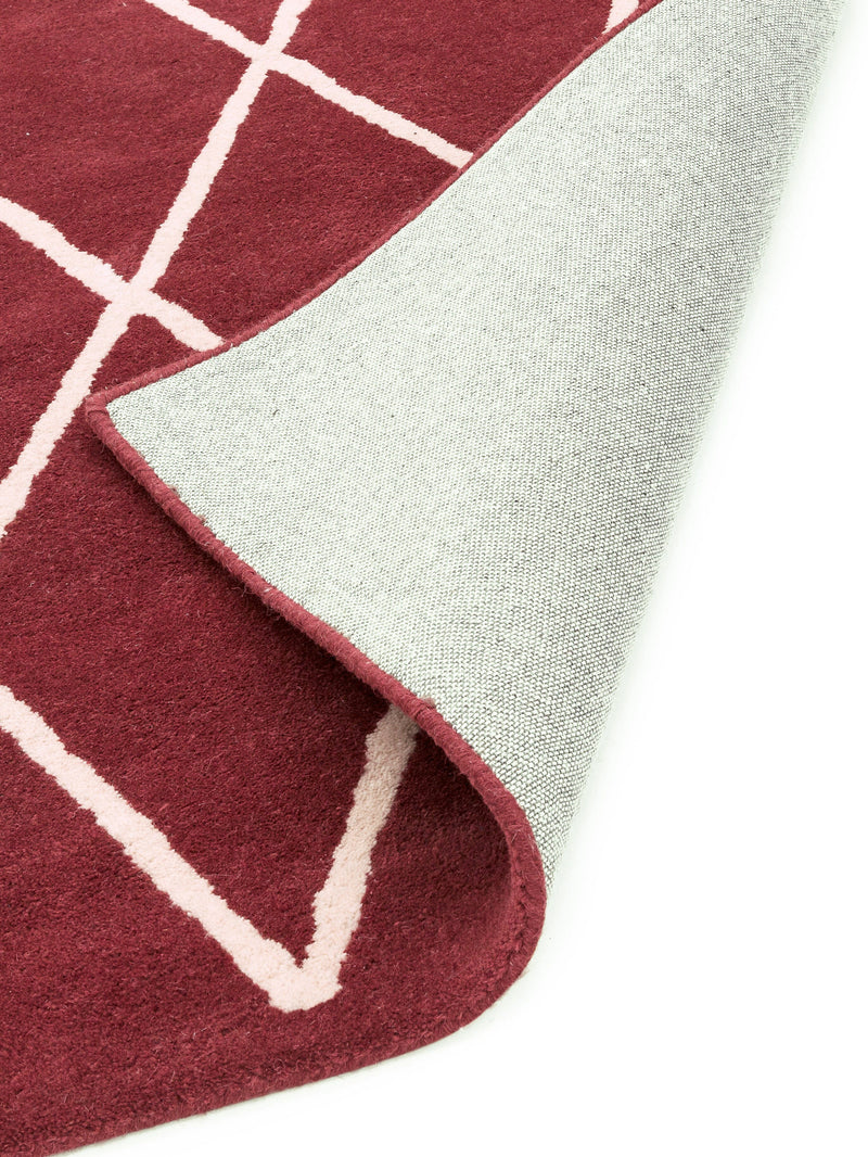 Atmacha Home & Living Rug Albany Diamond Berry Modern Rug