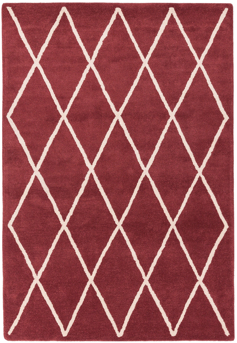 Atmacha Home & Living Rug Albany Diamond Berry Modern Rug
