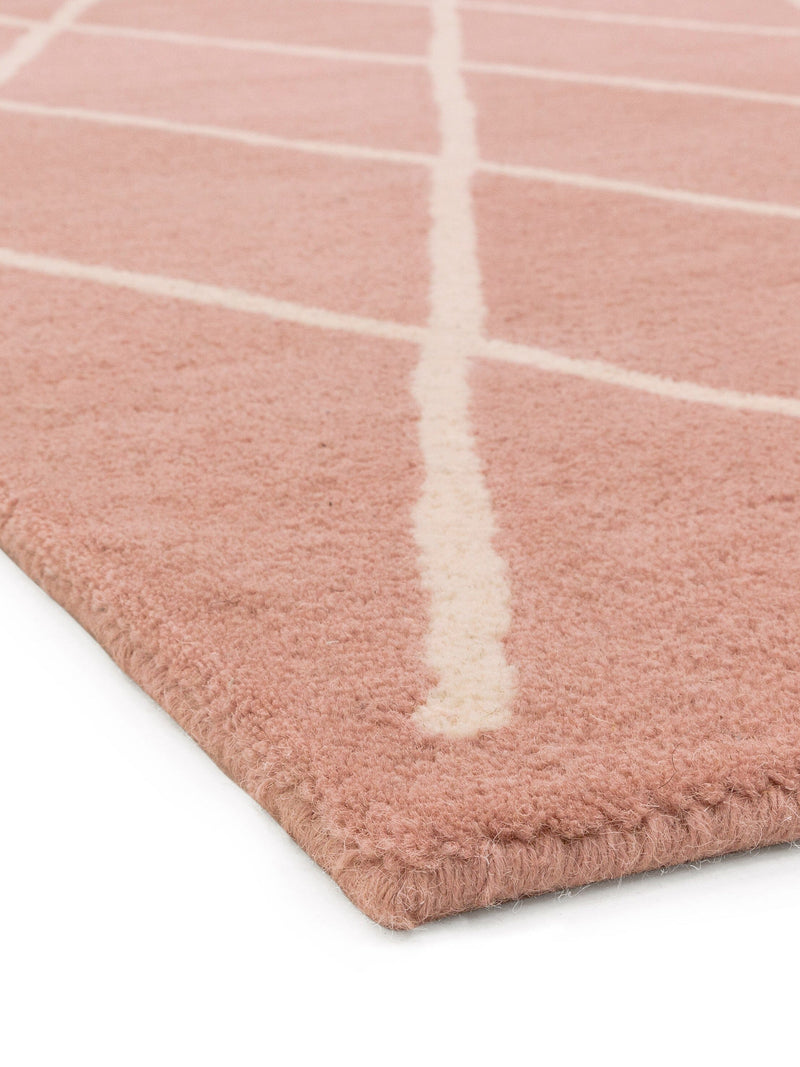 Atmacha Home & Living Rug Albany Diamond Pink Modern Rug