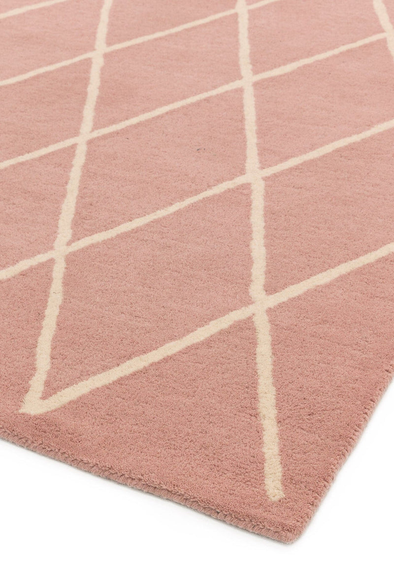 Atmacha Home & Living Rug Albany Diamond Pink Modern Rug