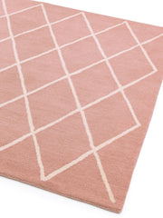 Atmacha Home & Living Rug Albany Diamond Pink Modern Rug