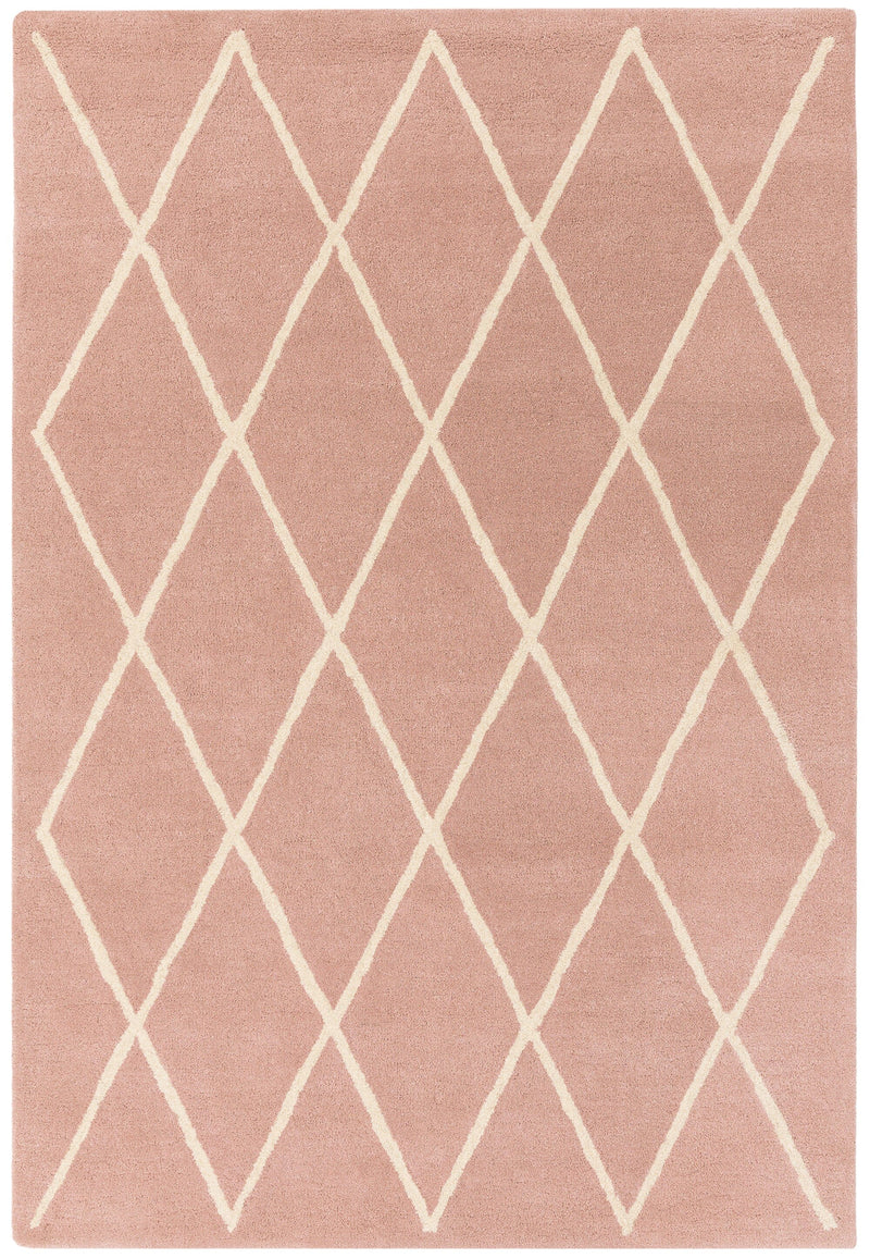 Atmacha Home & Living Rug Albany Diamond Pink Modern Rug