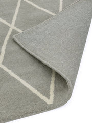 Atmacha Home & Living Rug Albany Diamond Silver Modern Rug