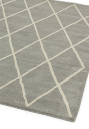 Atmacha Home & Living Rug Albany Diamond Silver Modern Rug