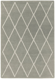 Atmacha Home & Living Rug Albany Diamond Silver Modern Rug
