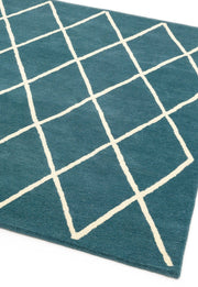 Atmacha Home & Living Rug Albany Diamond Teal Modern Rug