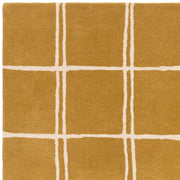 Atmacha Home & Living Rug Albany Grid Gold Rug Modern Rug