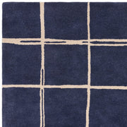 Atmacha Home & Living Rug Albany Grid Marine Rug Modern Rug