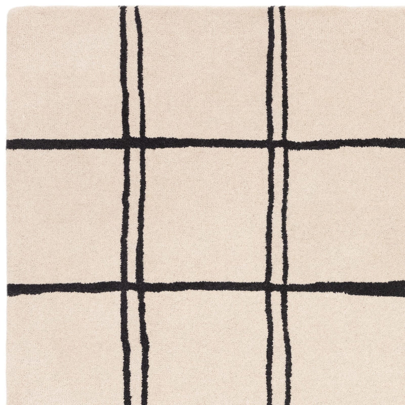 Atmacha Home & Living Rug Albany Grid Monochrome Rug Modern Rug