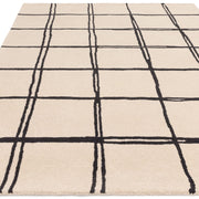 Atmacha Home & Living Rug Albany Grid Monochrome Rug Modern Rug
