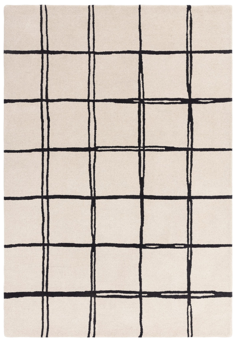 Atmacha Home & Living Rug Albany Grid Monochrome Rug Modern Rug