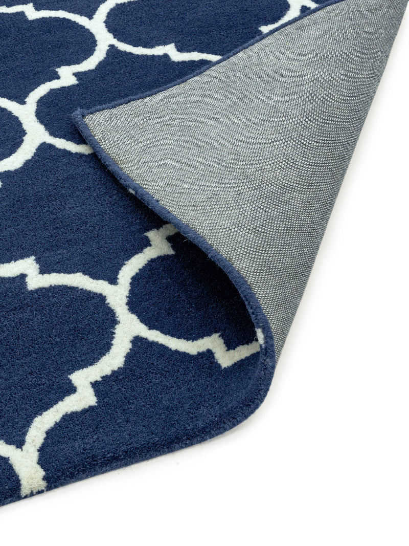 Atmacha Home & Living Rug Albany Ogee Blue Modern Rug