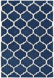Atmacha Home & Living Rug Albany Ogee Blue Modern Rug