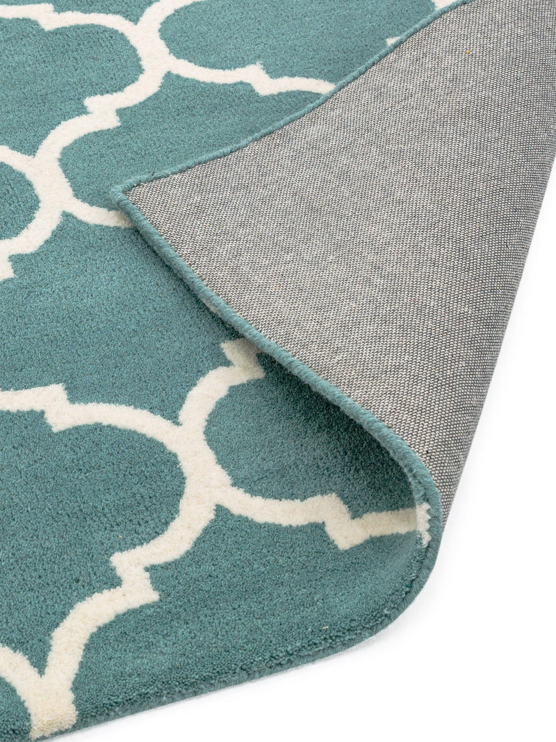 Atmacha Home & Living Rug Albany Ogee Duck Egg Modern Rug