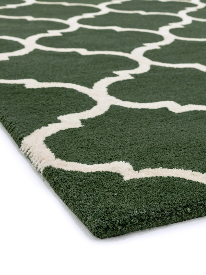 Atmacha Home & Living Rug Albany Ogee Green Modern Rug