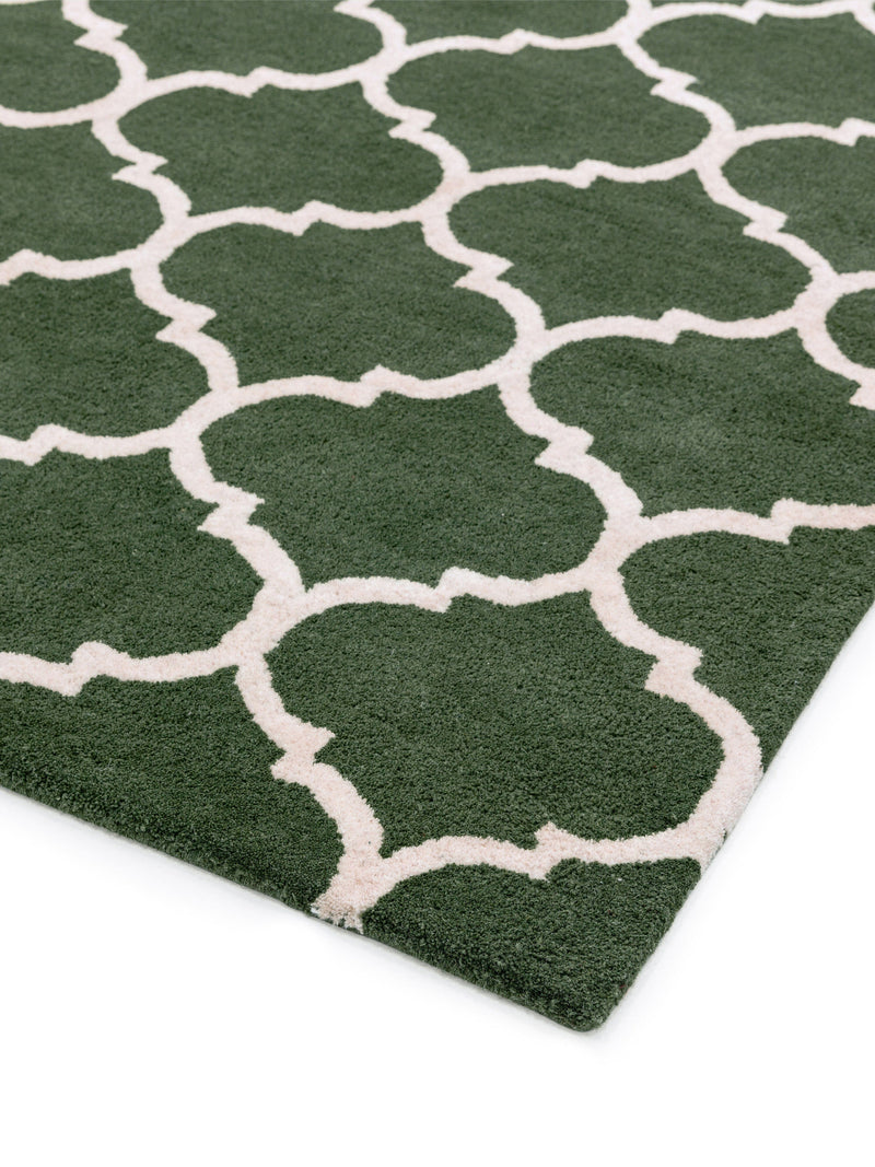 Atmacha Home & Living Rug Albany Ogee Green Modern Rug