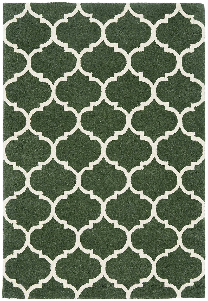 Atmacha Home & Living Rug Albany Ogee Green Modern Rug