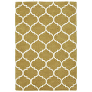 Atmacha Home & Living Rug Albany Ogee Ochre - Yellow/Gold - Modern Rug