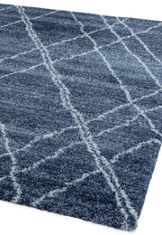 Atmacha Home & Living Rug Alto AL01 Blue & Cream Boho Rug