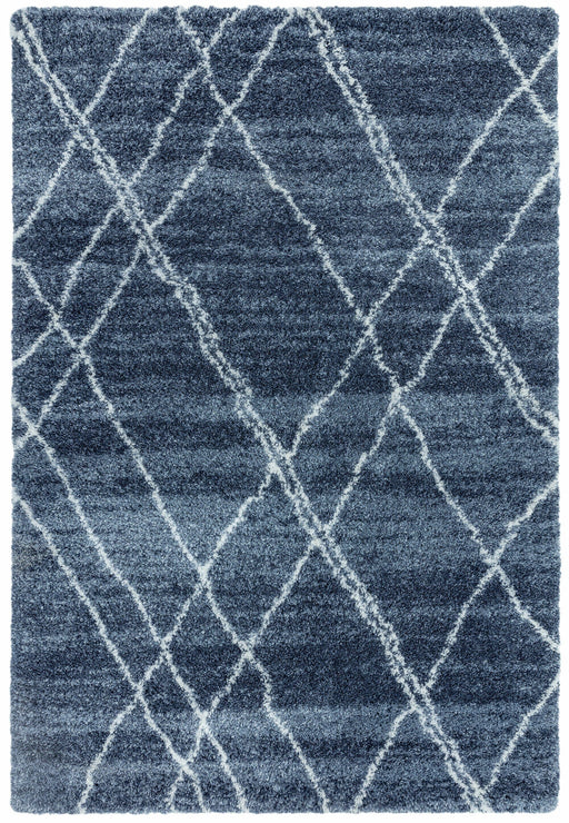 Atmacha Home & Living Rug Alto AL01 Blue & Cream Boho Rug