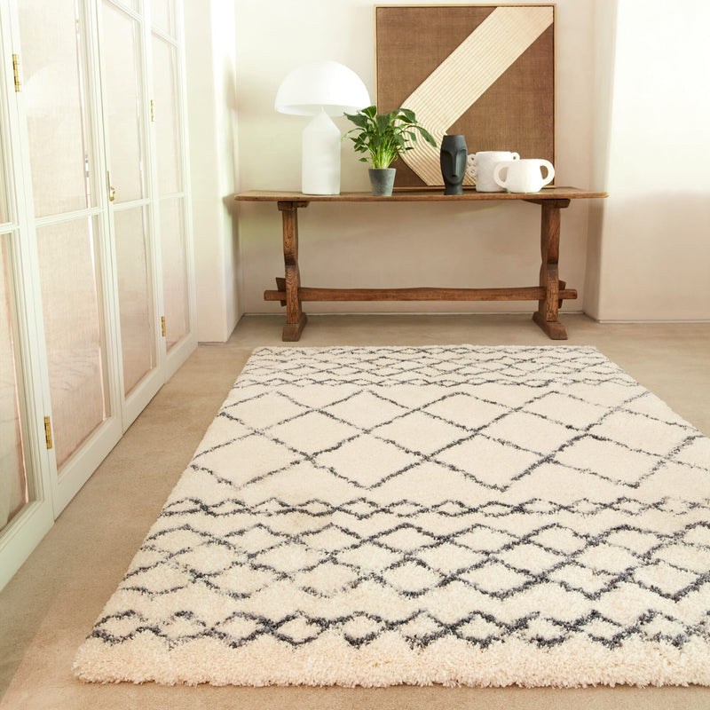 Atmacha Home & Living Rug Alto AL02 Cream & Grey Boho Rug