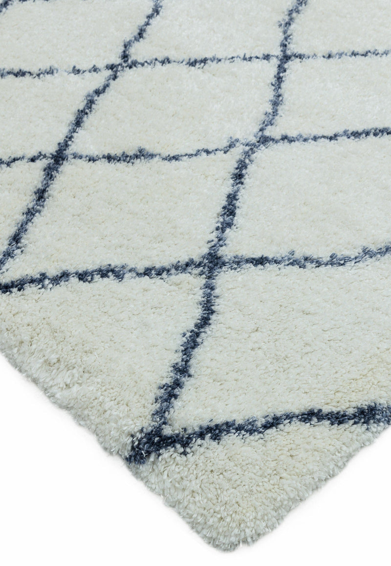 Atmacha Home & Living Rug Alto AL03 Cream & Blue Boho Rug