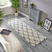 Atmacha Home & Living Rug Alto AL03 Cream & Blue Boho Rug