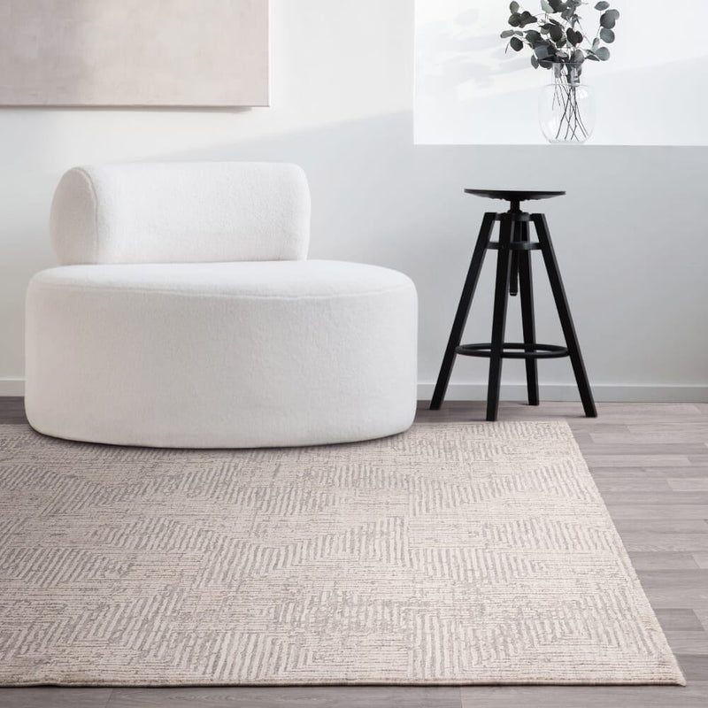 Atmacha Home & Living Rug Antibes AN01 Grey Trellis Modern Rug