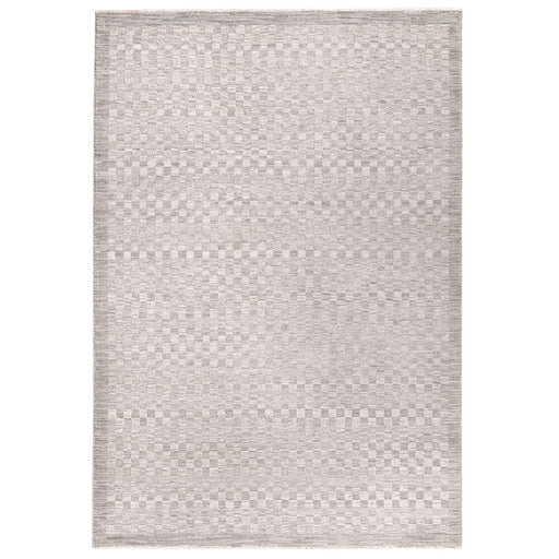 Atmacha Home & Living Rug Antibes AN03 White/Grey Grid Modern Rug