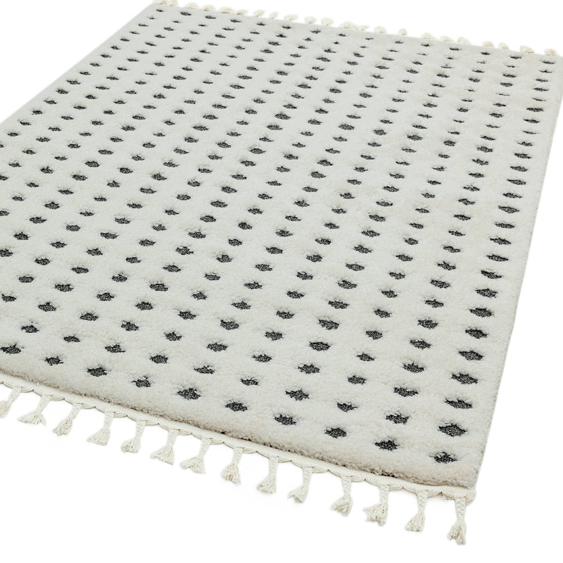 Atmacha Home & Living Rug Ariana AR05 Dotty Grey - Monochrome - Moroccan Rug