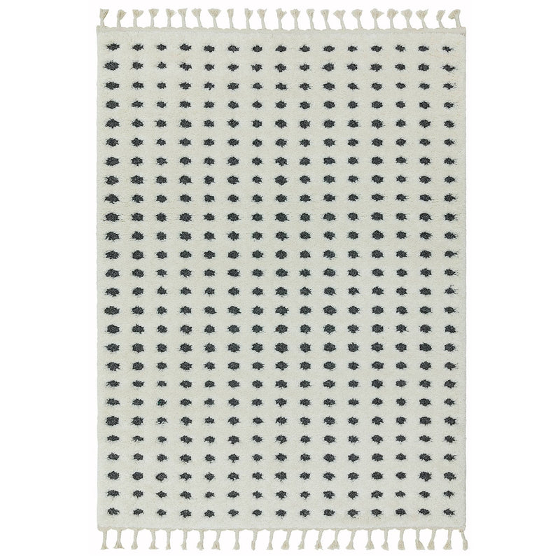 Atmacha Home & Living Rug Ariana AR05 Dotty Grey - Monochrome - Moroccan Rug
