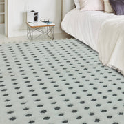 Atmacha Home & Living Rug Ariana AR05 Dotty Grey - Monochrome - Moroccan Rug