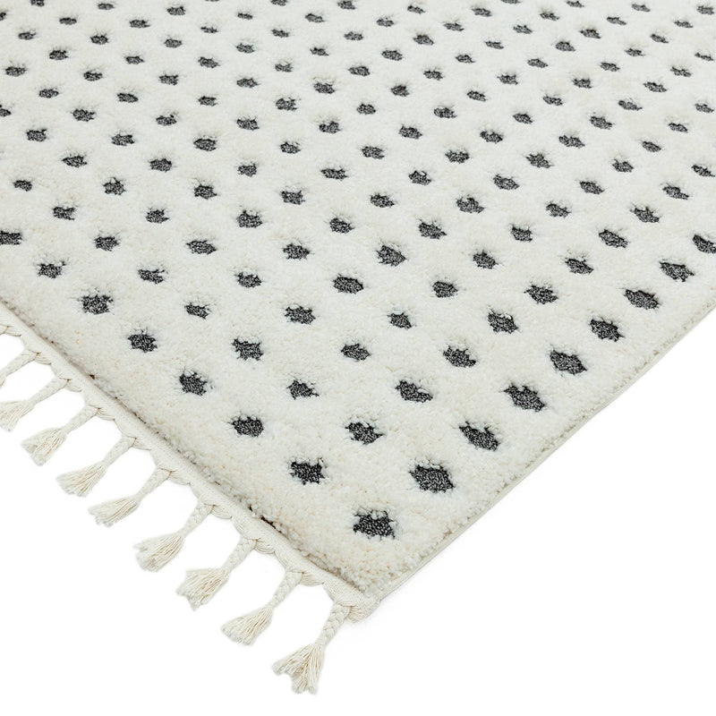 Atmacha Home & Living Rug Ariana AR05 Dotty Grey - Monochrome - Moroccan Rug