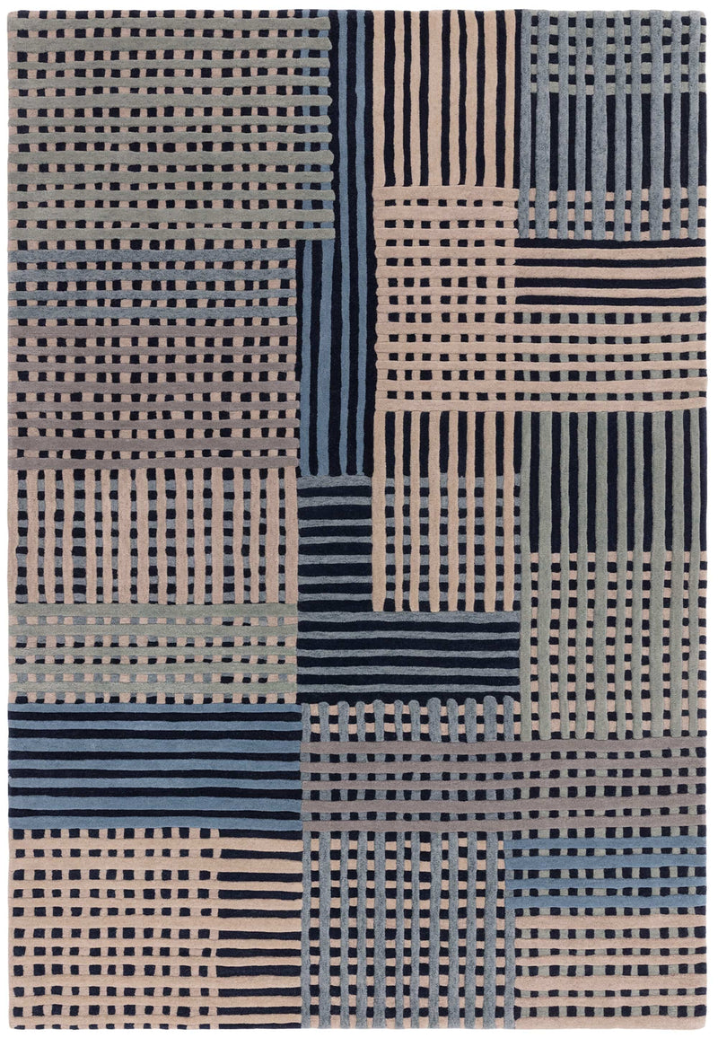 Atmacha Home & Living Rug Aspect Blue Multi Rug Modern Rug