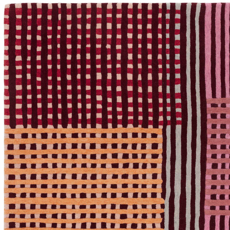 Atmacha Home & Living Rug Aspect Red Multi - Modern Rug