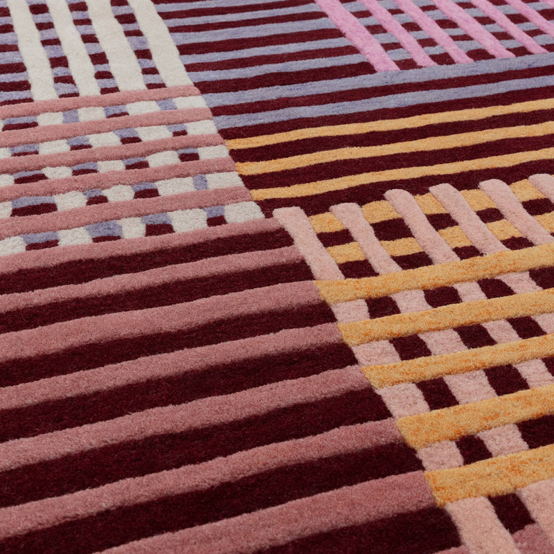 Atmacha Home & Living Rug Aspect Red Multi - Modern Rug
