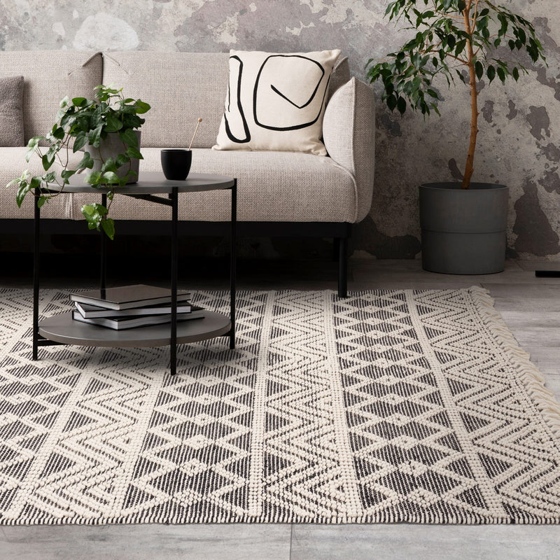 Atmacha Home & Living Rug Asra Black Boho Rug