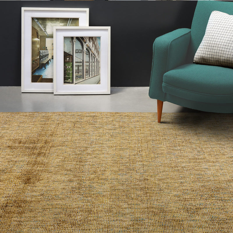 Atmacha Home & Living Rug Aston Ochre Rug Plain Rug