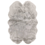 Atmacha Home & Living Rug Auckland Silver - Grey/Silver - Sheepskins/Furs Rug
