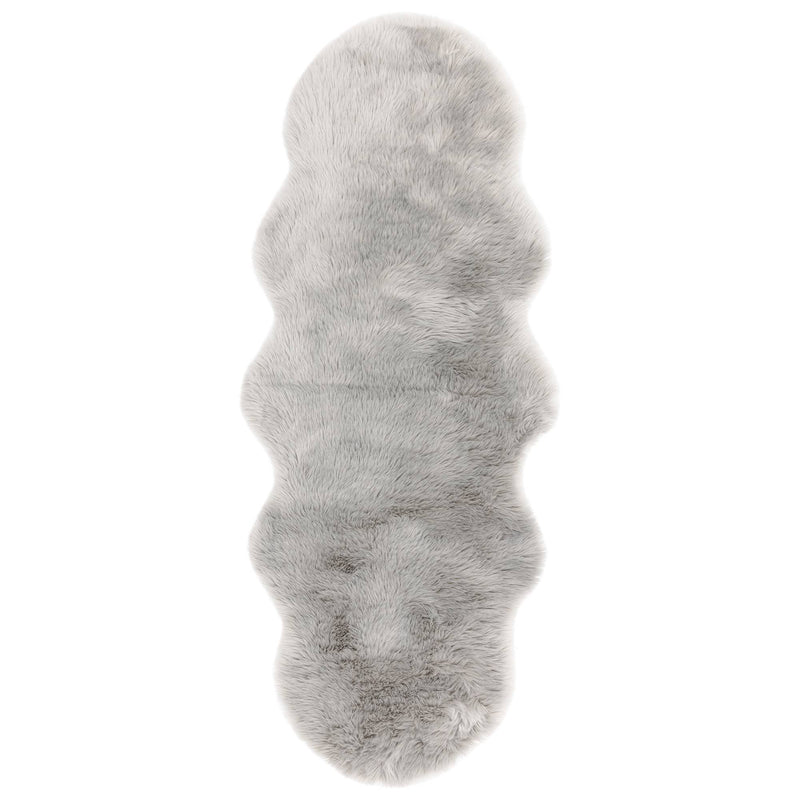 Atmacha Home & Living Rug Auckland Silver - Grey/Silver - Sheepskins/Furs Rug