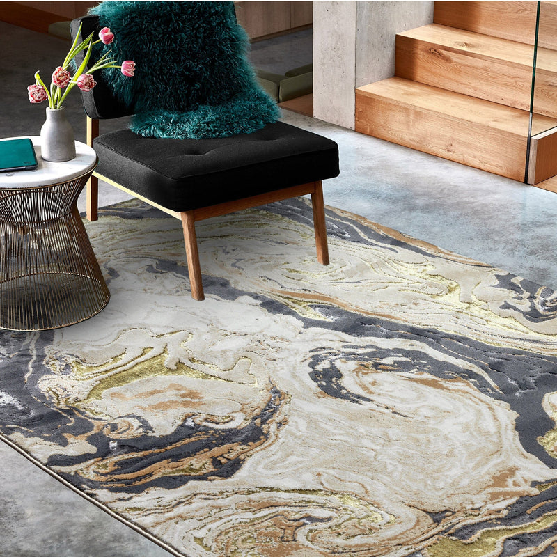 Atmacha Home & Living Rug Aurora AU08 Marble Abstract Rug